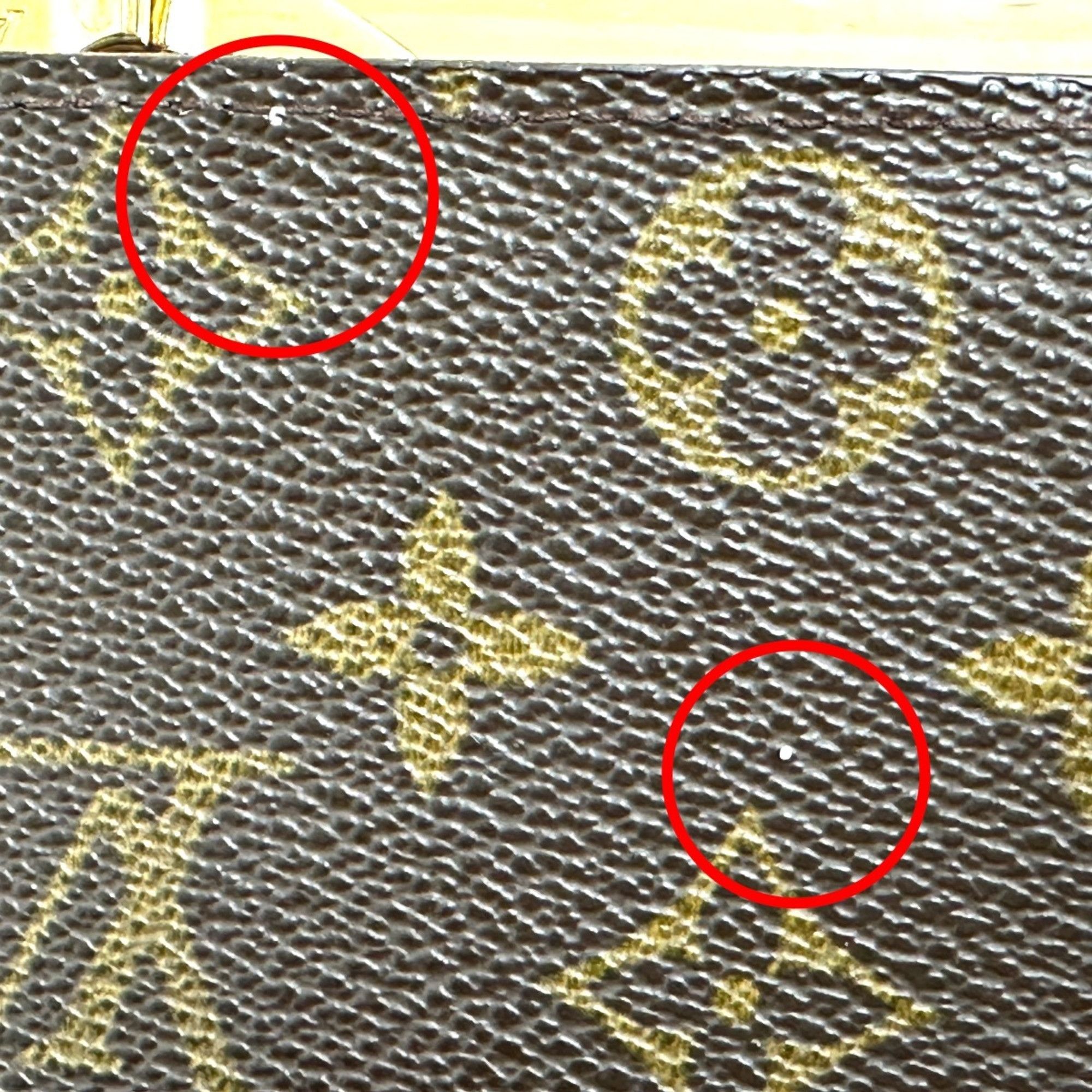 Louis Vuitton Louis Vuitton Bi-fold wallet with card pocket Monogram Porte Monnaie Viennese canvas M61663 Brown LV Size ONE SIZE - 7 Thumbnail