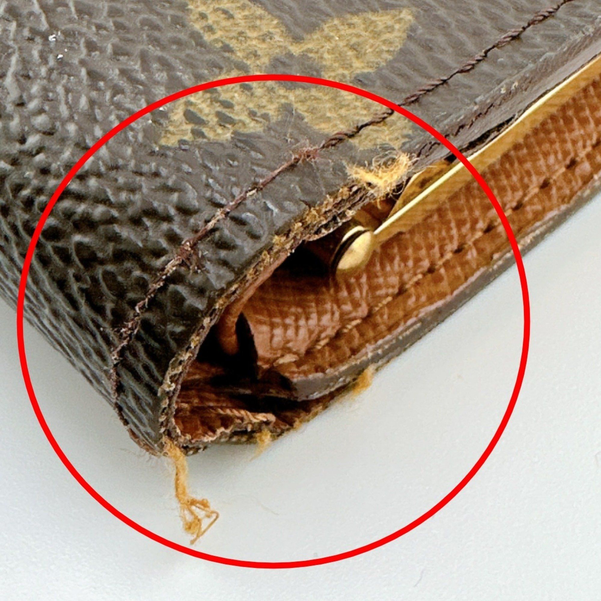 Louis Vuitton Louis Vuitton Bi-fold wallet with card pocket Monogram Porte Monnaie Viennese canvas M61663 Brown LV Size ONE SIZE - 10 Thumbnail