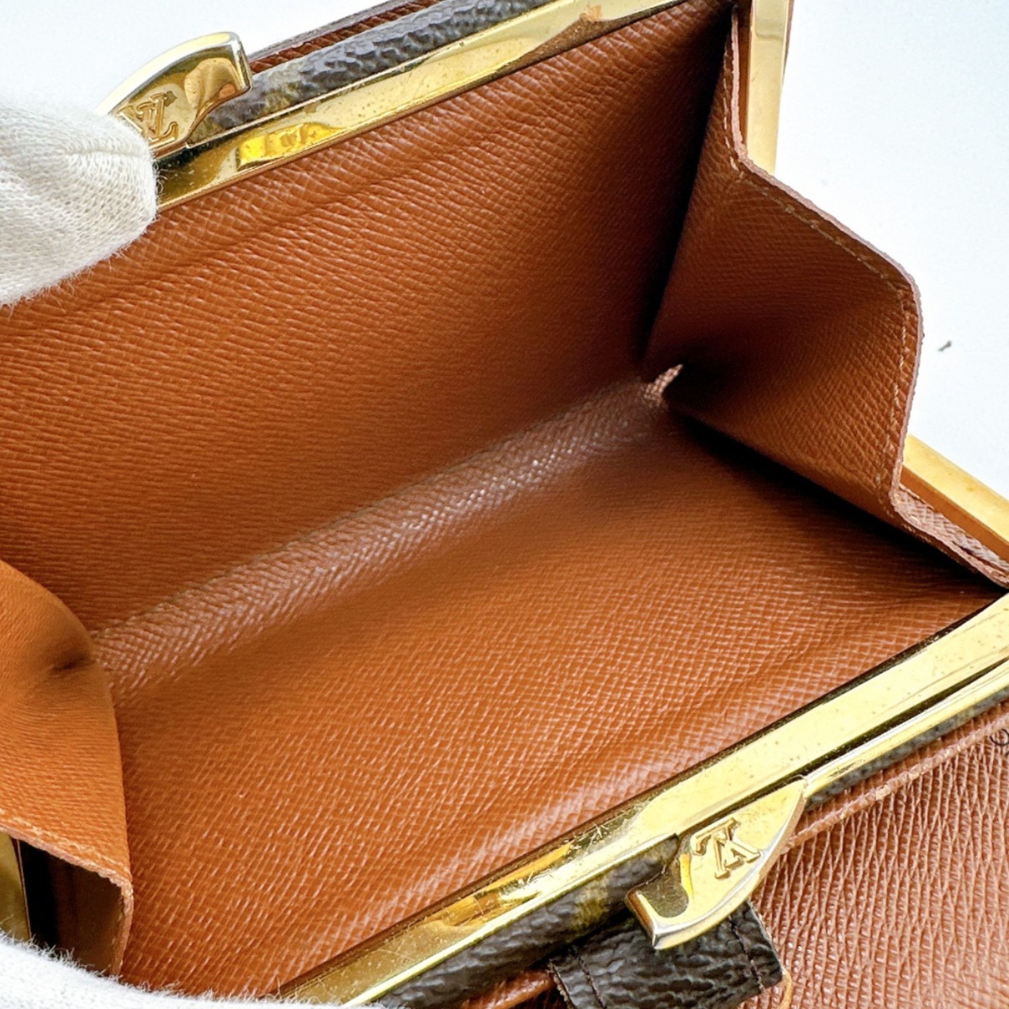 Louis Vuitton Louis Vuitton Bi-fold wallet with card pocket Monogram Porte Monnaie Viennese canvas M61663 Brown LV Size ONE SIZE - 16 Thumbnail