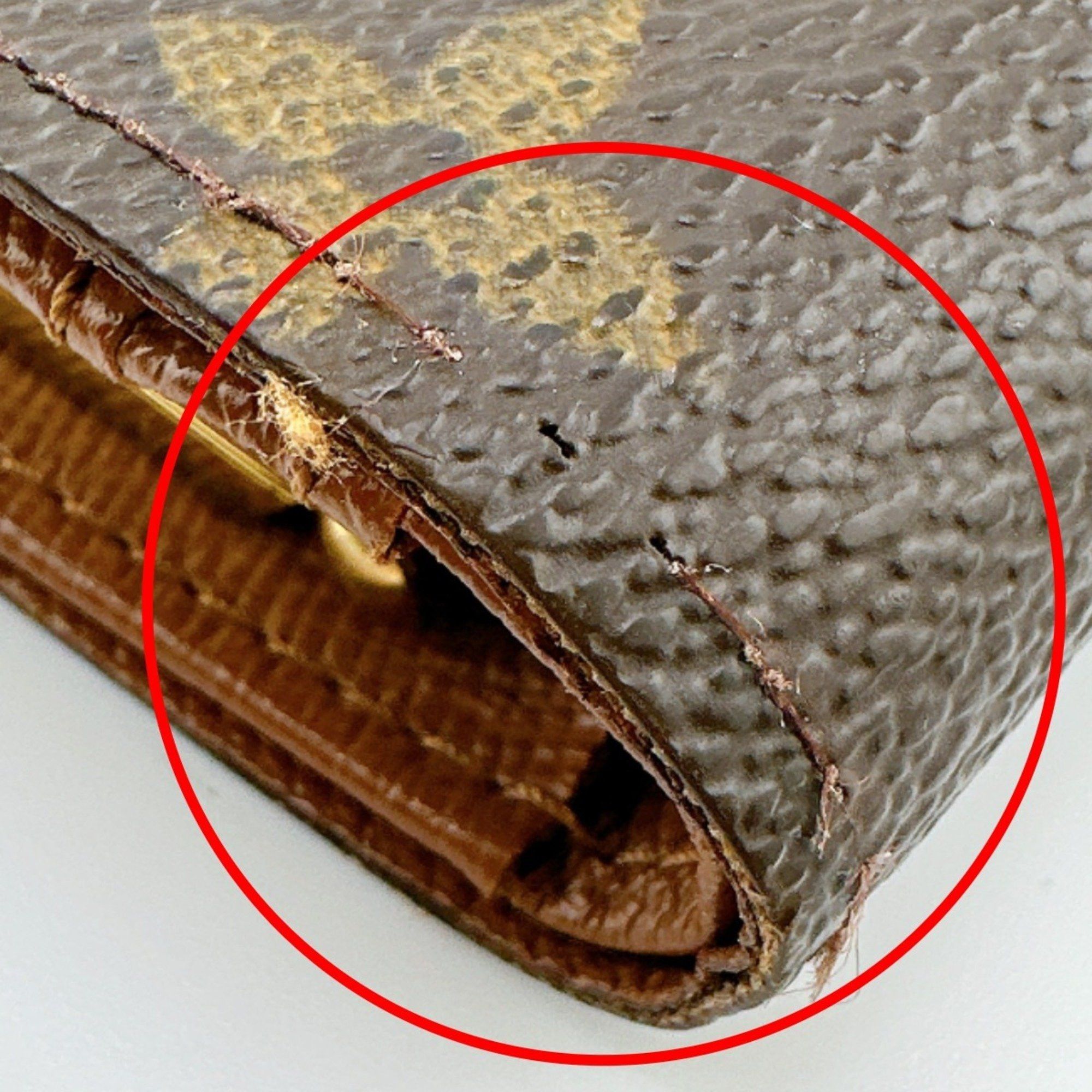 Louis Vuitton Louis Vuitton Bi-fold wallet with card pocket Monogram Porte Monnaie Viennese canvas M61663 Brown LV Size ONE SIZE - 9 Thumbnail