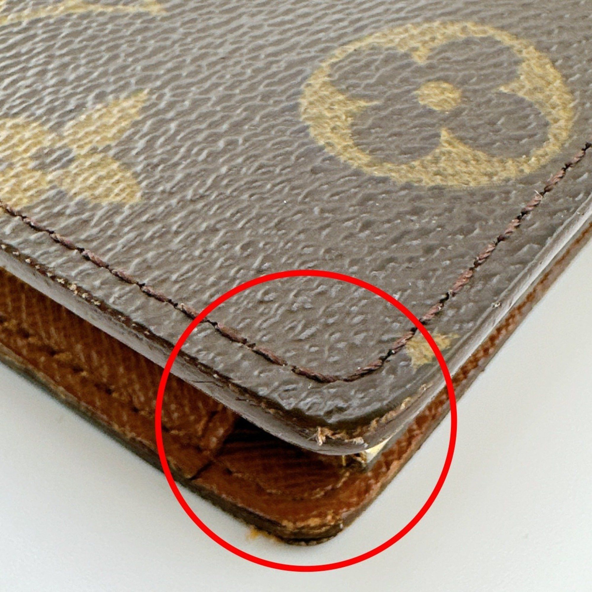 Louis Vuitton Louis Vuitton Bi-fold wallet with card pocket Monogram Porte Monnaie Viennese canvas M61663 Brown LV Size ONE SIZE - 11 Thumbnail