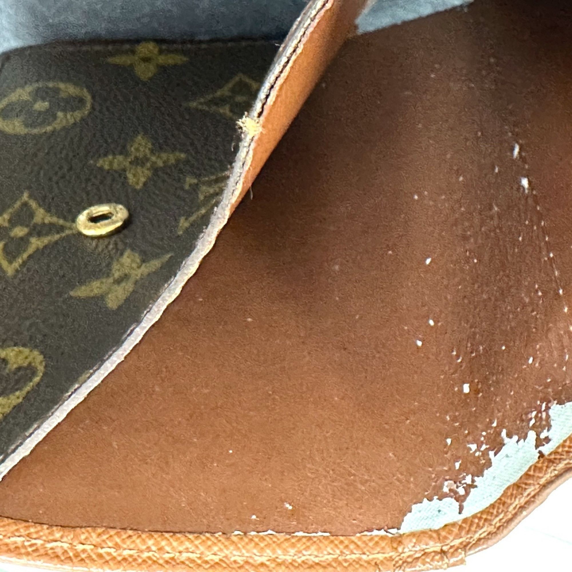 Louis Vuitton Louis Vuitton Bi-fold wallet with card pocket Monogram Porte Monnaie Viennese canvas M61663 Brown LV Size ONE SIZE - 17 Thumbnail