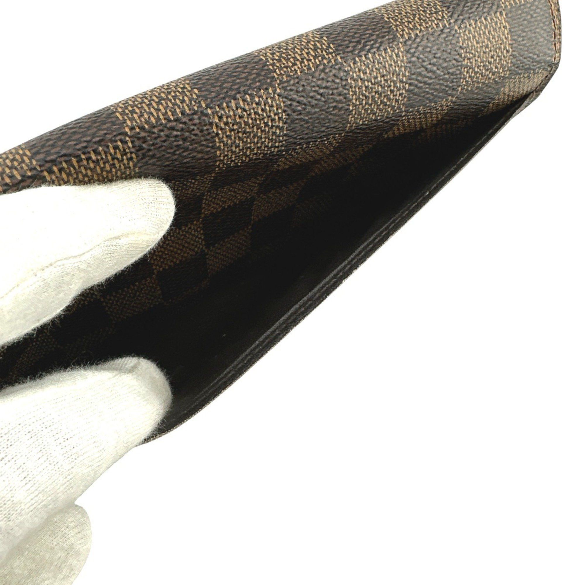 Louis Vuitton Louis Vuitton Long Wallet Round Damier Portefeuille Sarah Canvas N63209 Brown LV Size ONE SIZE - 9 Thumbnail