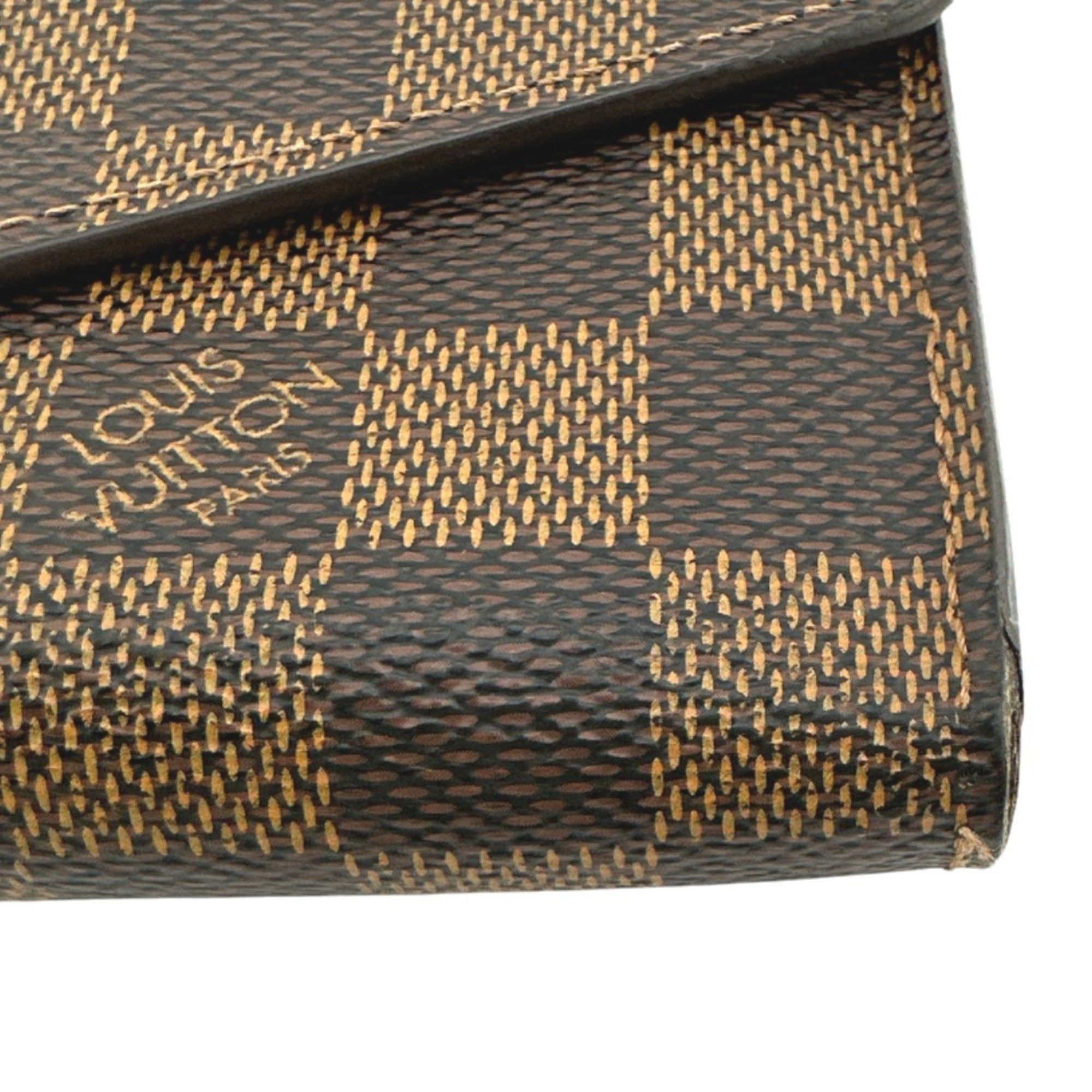 Louis Vuitton Louis Vuitton Long Wallet Round Damier Portefeuille Sarah Canvas N63209 Brown LV Size ONE SIZE - 8 Thumbnail