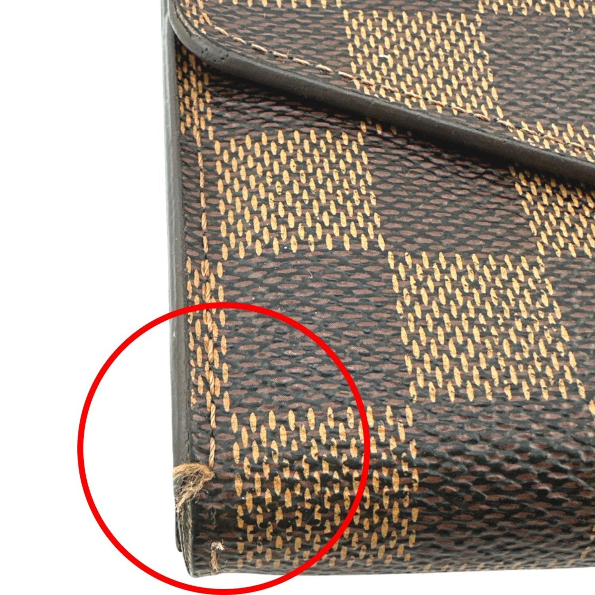 Louis Vuitton Louis Vuitton Long Wallet Round Damier Portefeuille Sarah Canvas N63209 Brown LV Size ONE SIZE - 7 Thumbnail