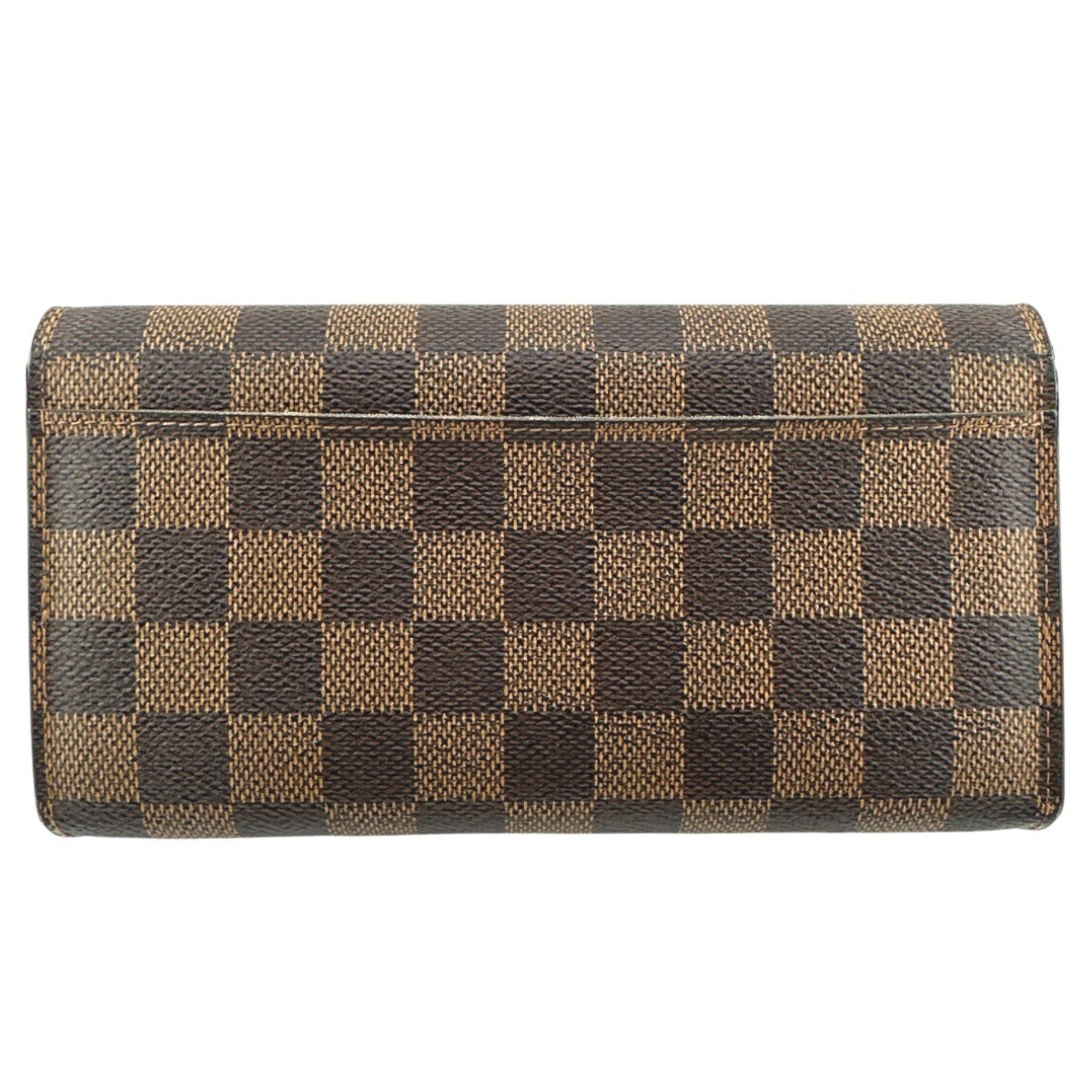 Louis Vuitton Louis Vuitton Long Wallet Round Damier Portefeuille Sarah Canvas N63209 Brown LV Size ONE SIZE - 2 Thumbnail