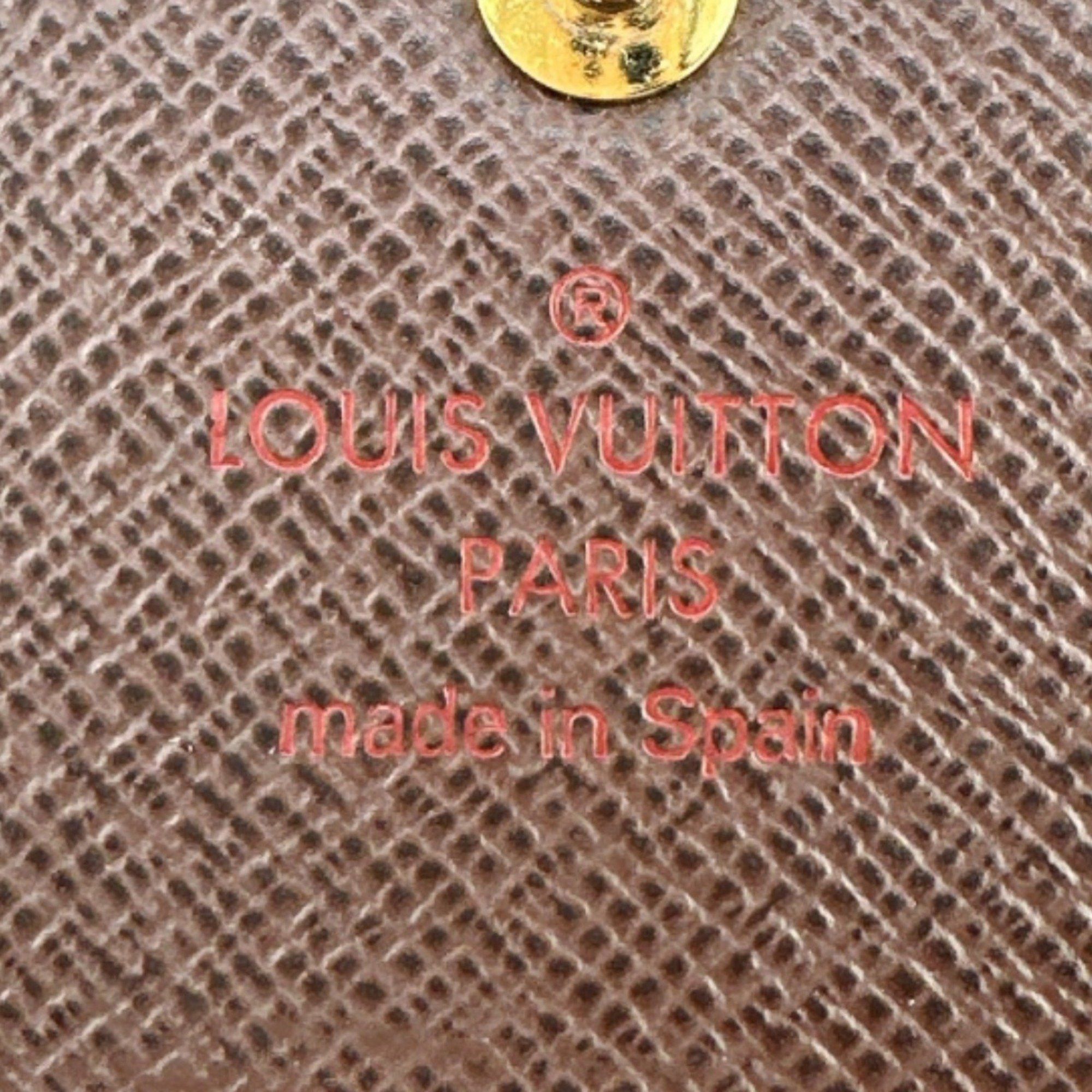 Louis Vuitton Louis Vuitton Long Wallet Round Damier Portefeuille Sarah Canvas N63209 Ebene LV Size ONE SIZE - 17 Thumbnail
