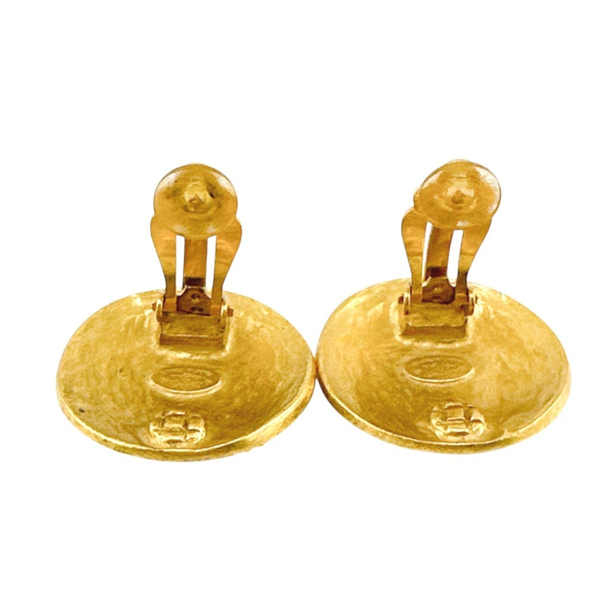 Chanel CHANEL Earrings Coco Mark Gold Size ONE SIZE - 6 Thumbnail