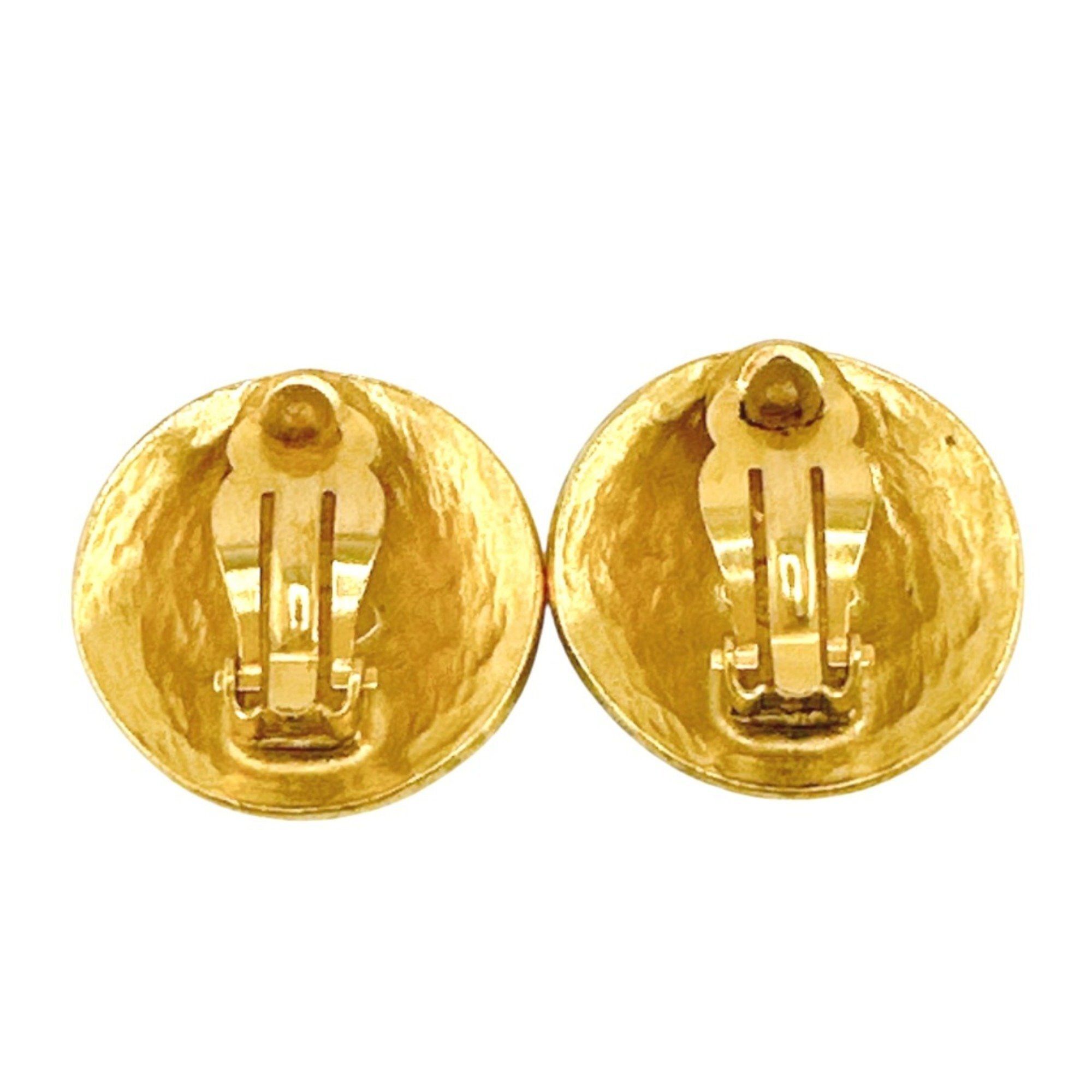 Chanel CHANEL Earrings Coco Mark Gold Size ONE SIZE - 3 Thumbnail