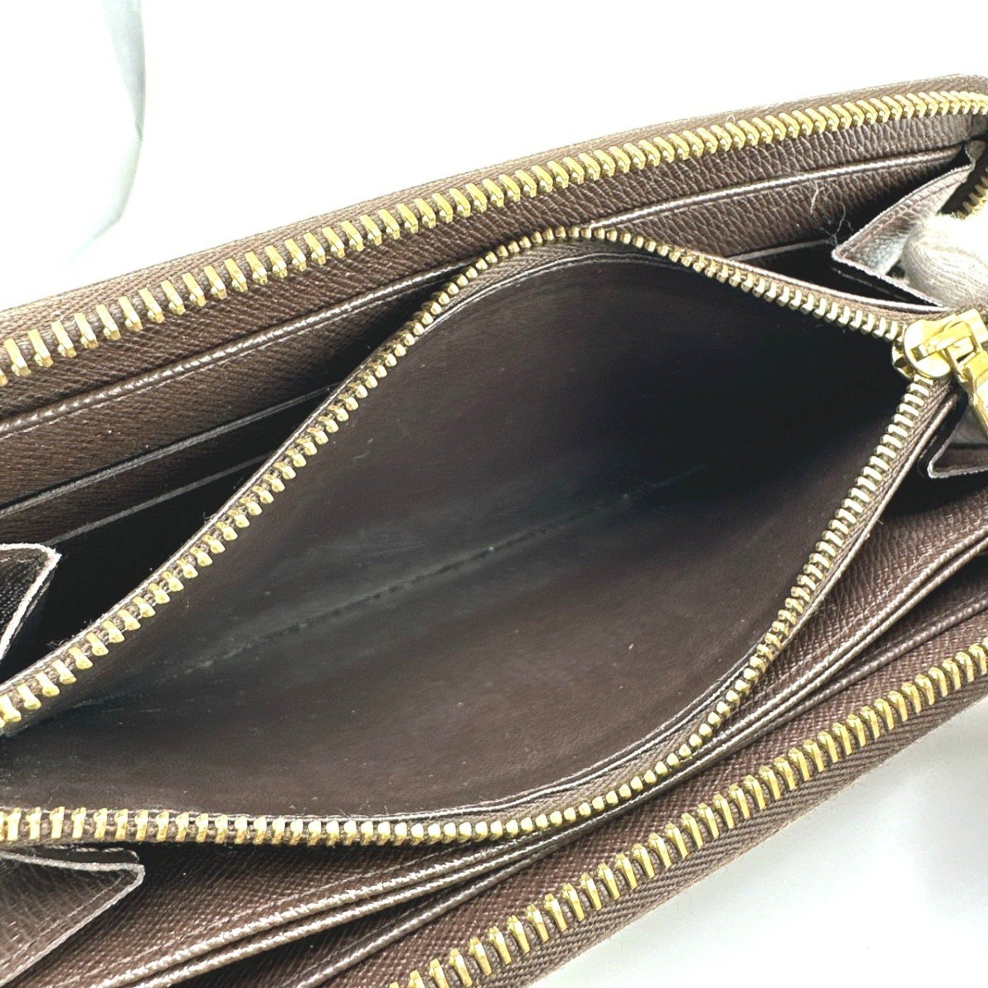 Louis Vuitton Louis Vuitton Long Wallet Round Damier Zippy Canvas N60015 Ebene LV Size ONE SIZE - 15 Thumbnail