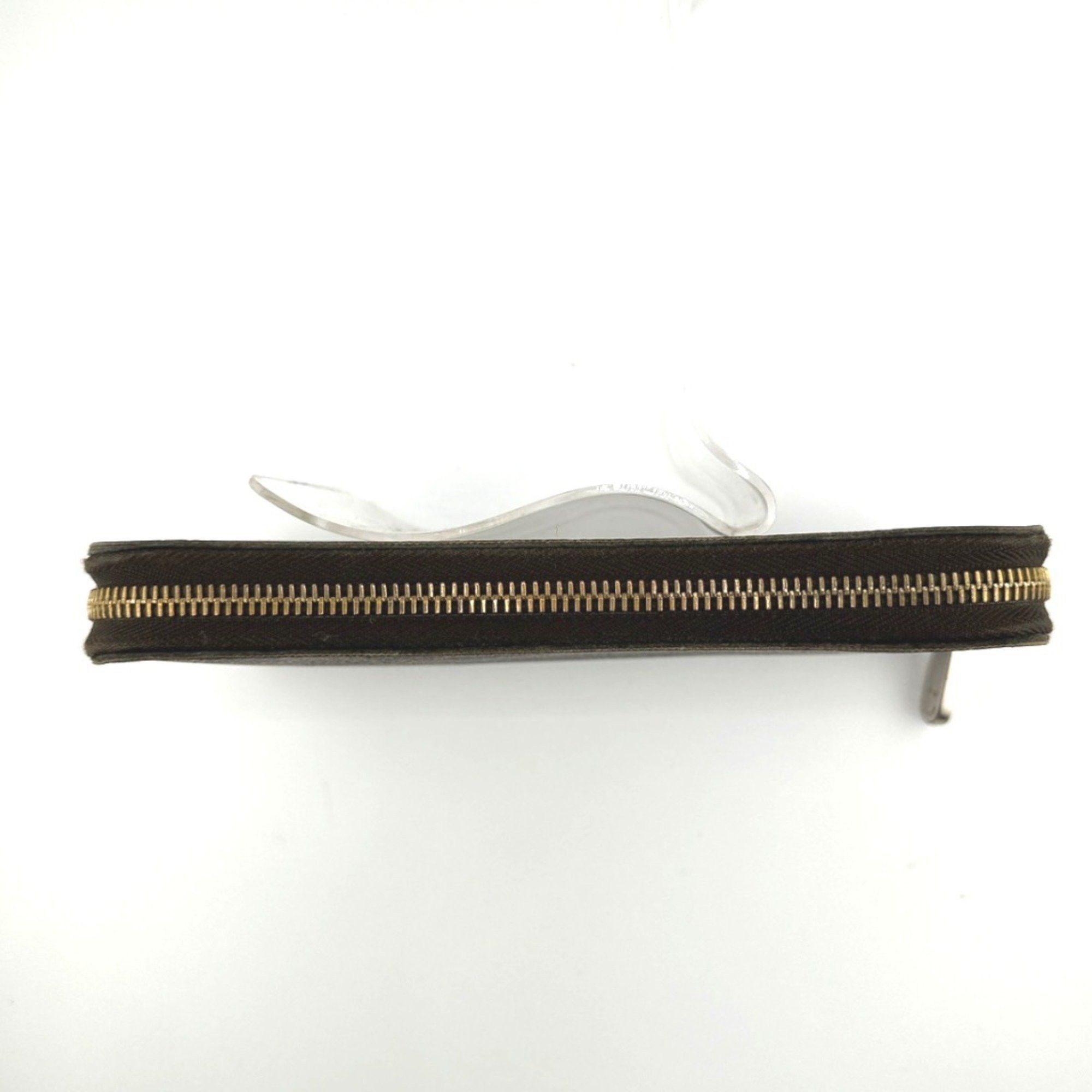 Louis Vuitton Louis Vuitton Long Wallet Round Damier Zippy Canvas N60015 Ebene LV Size ONE SIZE - 4 Thumbnail