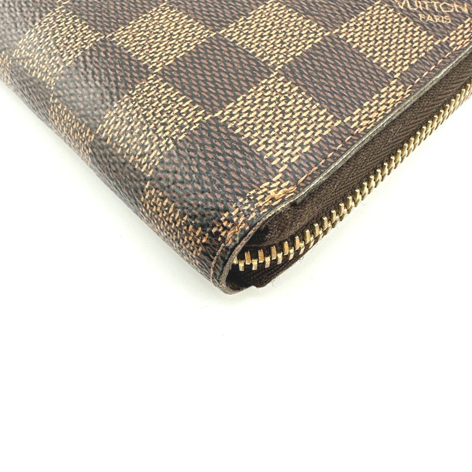 Louis Vuitton Louis Vuitton Long Wallet Round Damier Zippy Canvas N60015 Ebene LV Size ONE SIZE - 8 Thumbnail