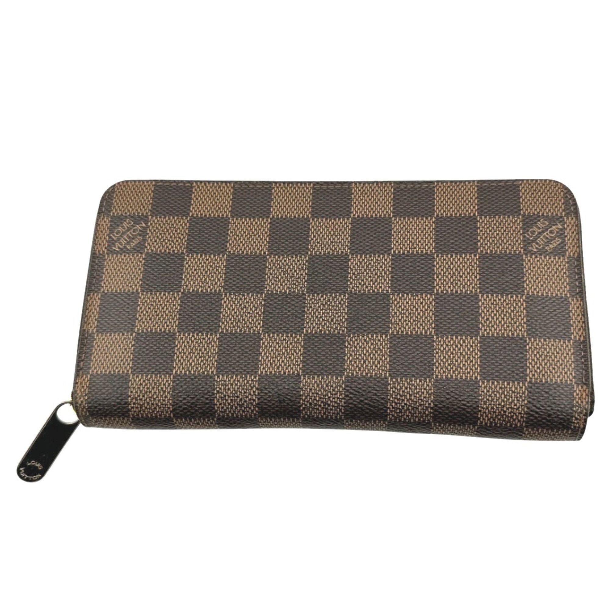 Louis Vuitton Louis Vuitton Long Wallet Round Damier Zippy Canvas N60015 Ebene LV Size ONE SIZE - 2 Thumbnail