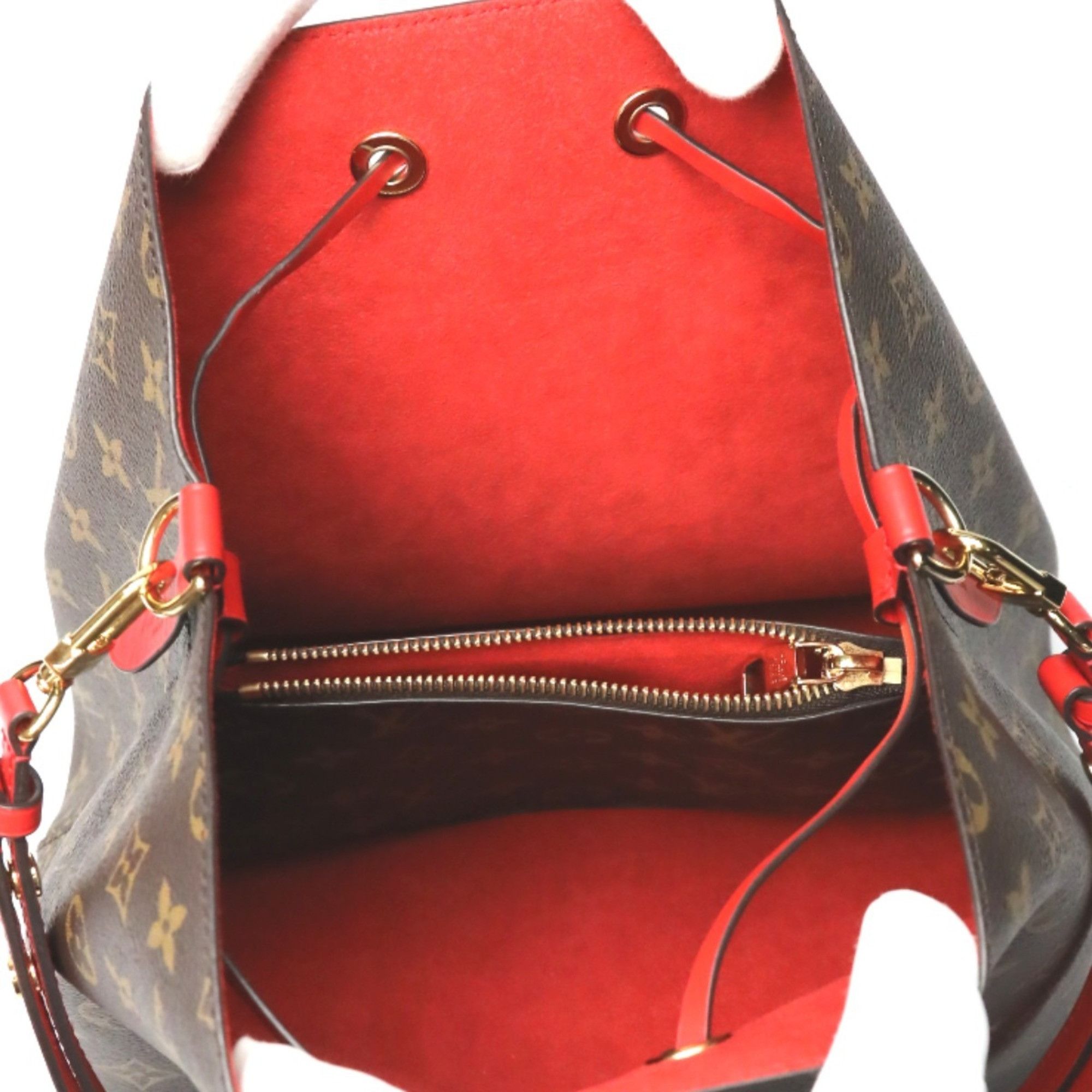Louis Vuitton Louis Vuitton Shoulder Bag Monogram NeoNoe Canvas M44021 Coquelicot LV Size ONE SIZE - 12 Thumbnail
