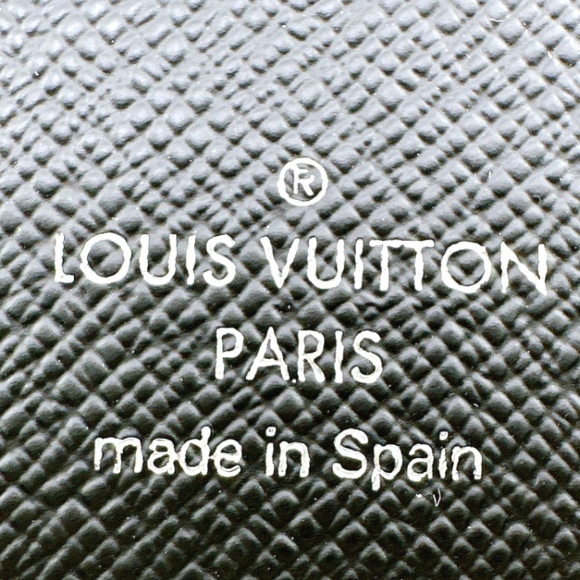Louis Vuitton Louis Vuitton Long Wallet with Coin Purse Epi Portefeuille Brazza Leather M60622 Noir LV Size ONE SIZE - 17 Thumbnail