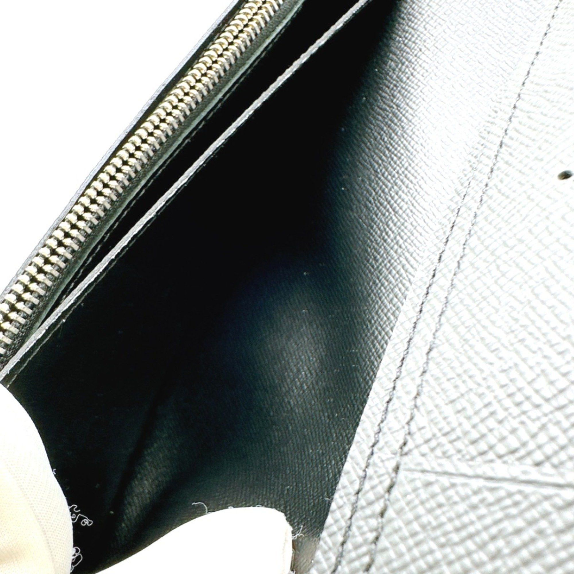 Louis Vuitton Louis Vuitton Long Wallet with Coin Purse Epi Portefeuille Brazza Leather M60622 Noir LV Size ONE SIZE - 14 Thumbnail