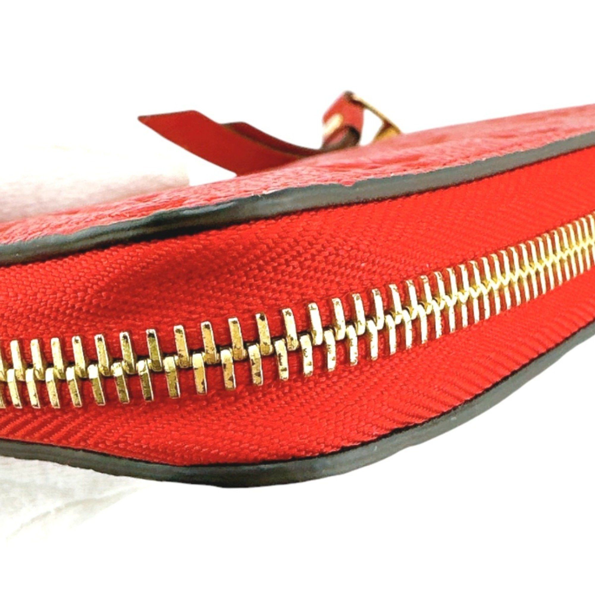 Louis Vuitton Louis Vuitton Long Wallet with Monogram Zippy Empreinte M60737 Red LV Size ONE SIZE - 7 Thumbnail