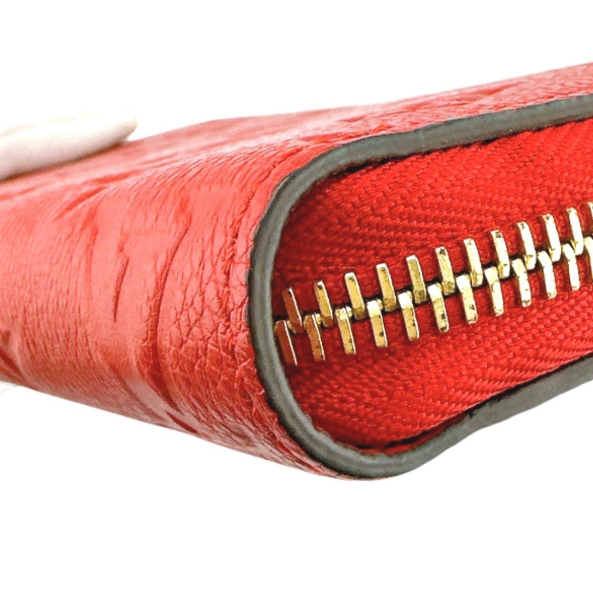 Louis Vuitton Louis Vuitton Long Wallet with Monogram Zippy Empreinte M60737 Red LV Size ONE SIZE - 8 Thumbnail