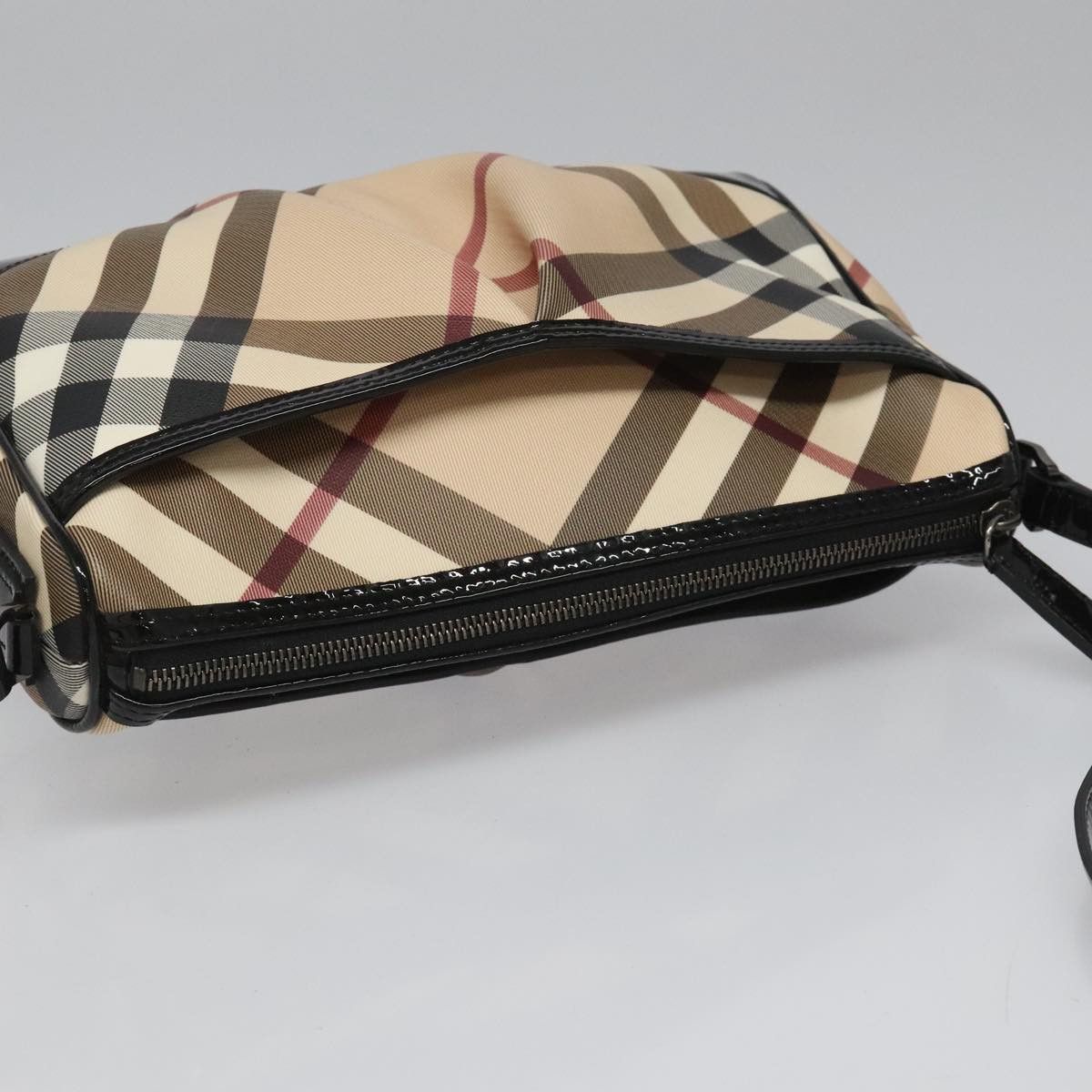 Burberry Nova Check Beige Canvas Shoulder Bag (Pre-Owned) Size ONE SIZE - 17 Thumbnail