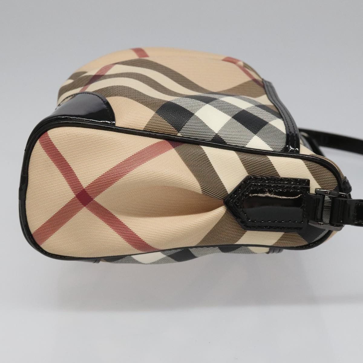 Burberry Nova Check Beige Canvas Shoulder Bag (Pre-Owned) Size ONE SIZE - 3 Thumbnail
