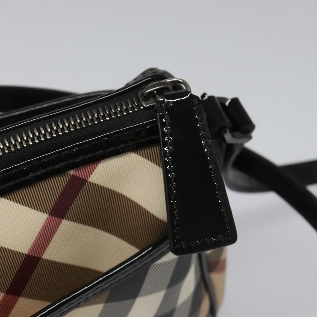 Burberry Nova Check Beige Canvas Shoulder Bag (Pre-Owned) Size ONE SIZE - 11 Thumbnail