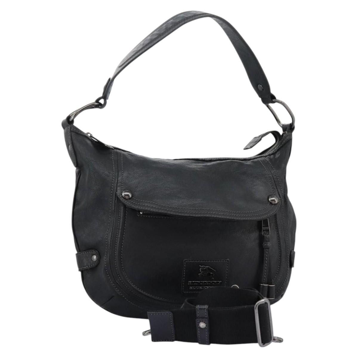 Burberry Blue Label Black Leather Shoulder Bag (Pre-Owned) Size ONE SIZE - 17 Thumbnail