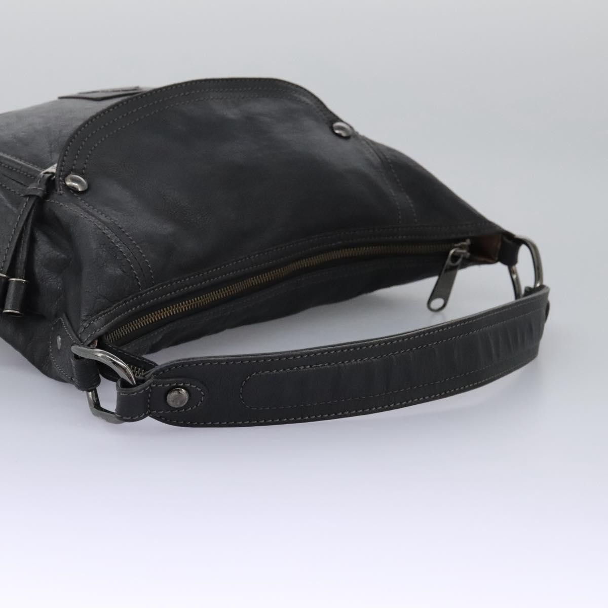 Burberry Blue Label Black Leather Shoulder Bag (Pre-Owned) Size ONE SIZE - 5 Thumbnail
