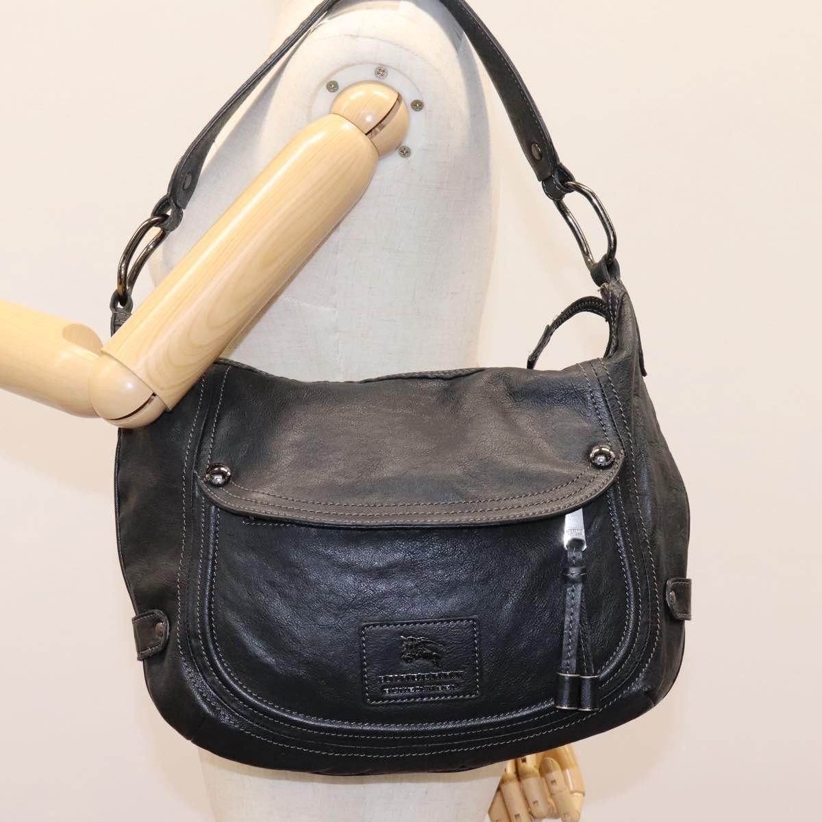 Burberry Blue Label Black Leather Shoulder Bag (Pre-Owned) Size ONE SIZE - 16 Thumbnail