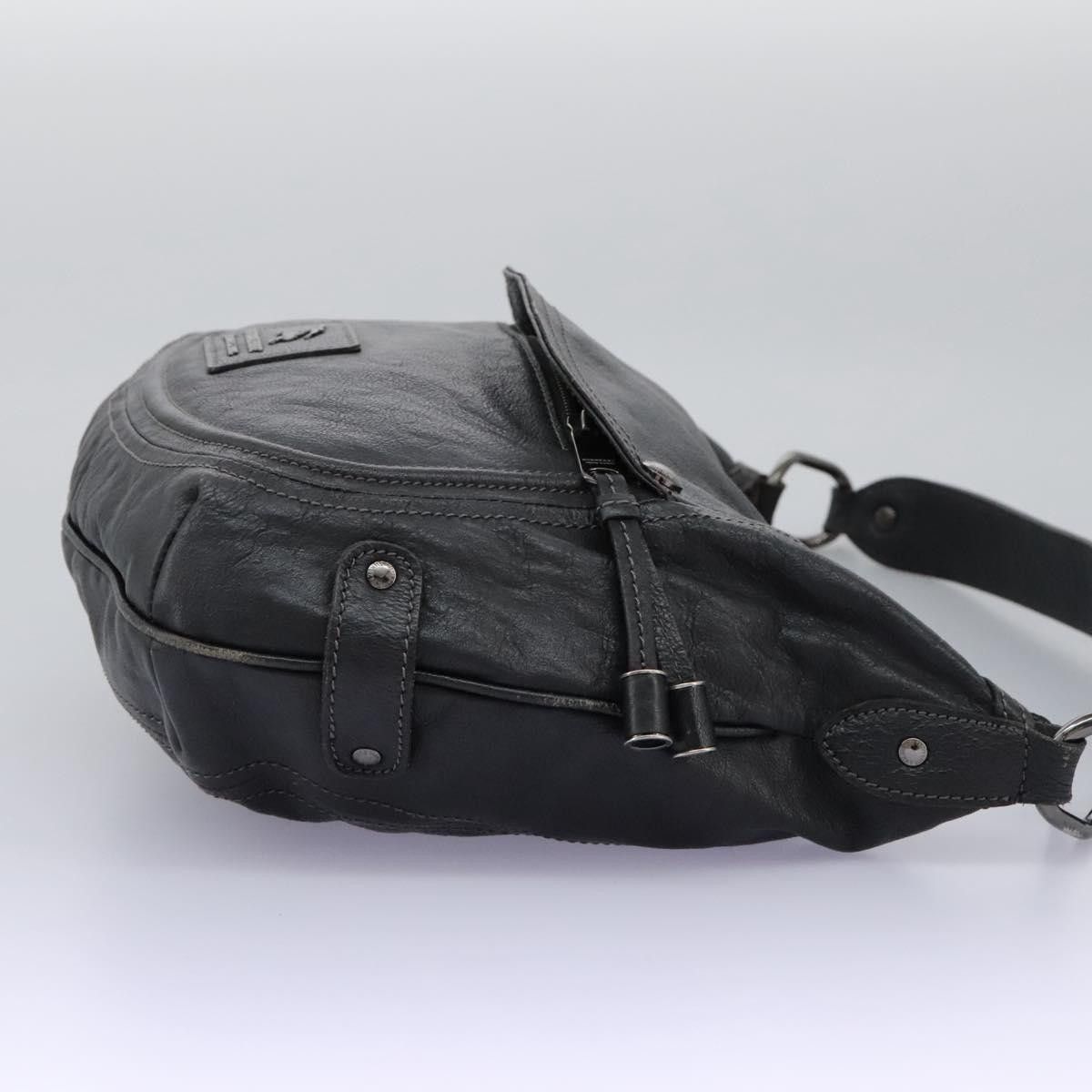Burberry Blue Label Black Leather Shoulder Bag (Pre-Owned) Size ONE SIZE - 4 Thumbnail