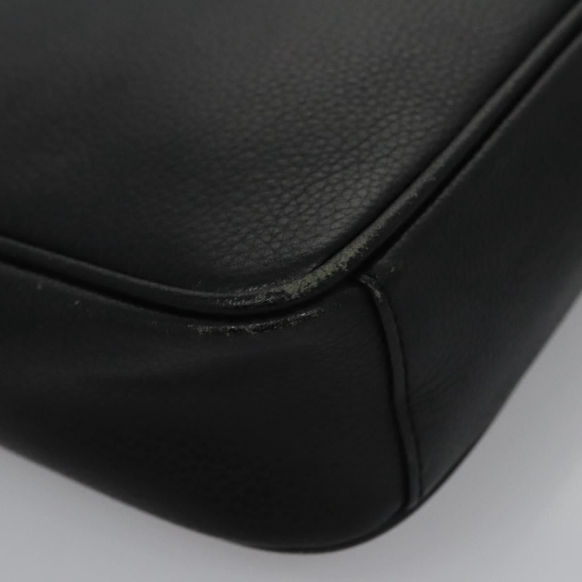 Burberry Black Leather Clutch Bag (Pre-Owned) Size ONE SIZE - 7 Thumbnail