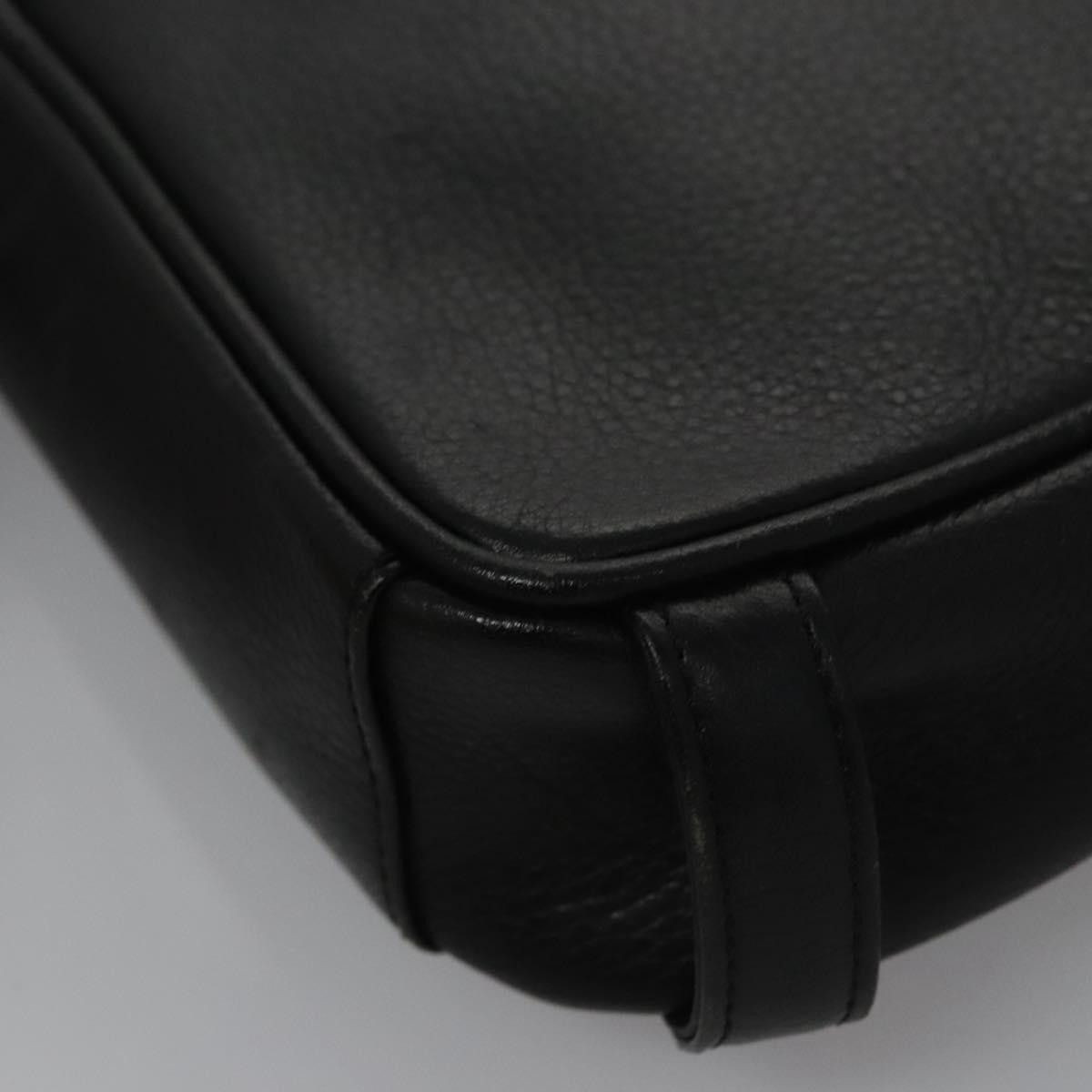 Burberry Black Leather Clutch Bag (Pre-Owned) Size ONE SIZE - 8 Thumbnail