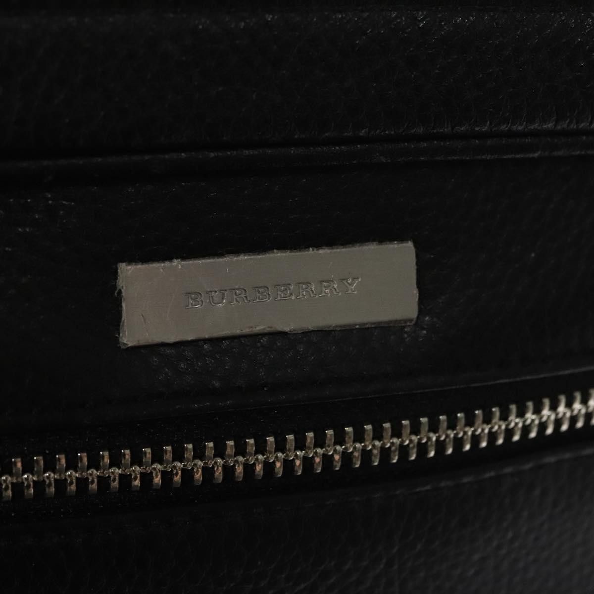 Burberry Black Leather Clutch Bag (Pre-Owned) Size ONE SIZE - 13 Thumbnail