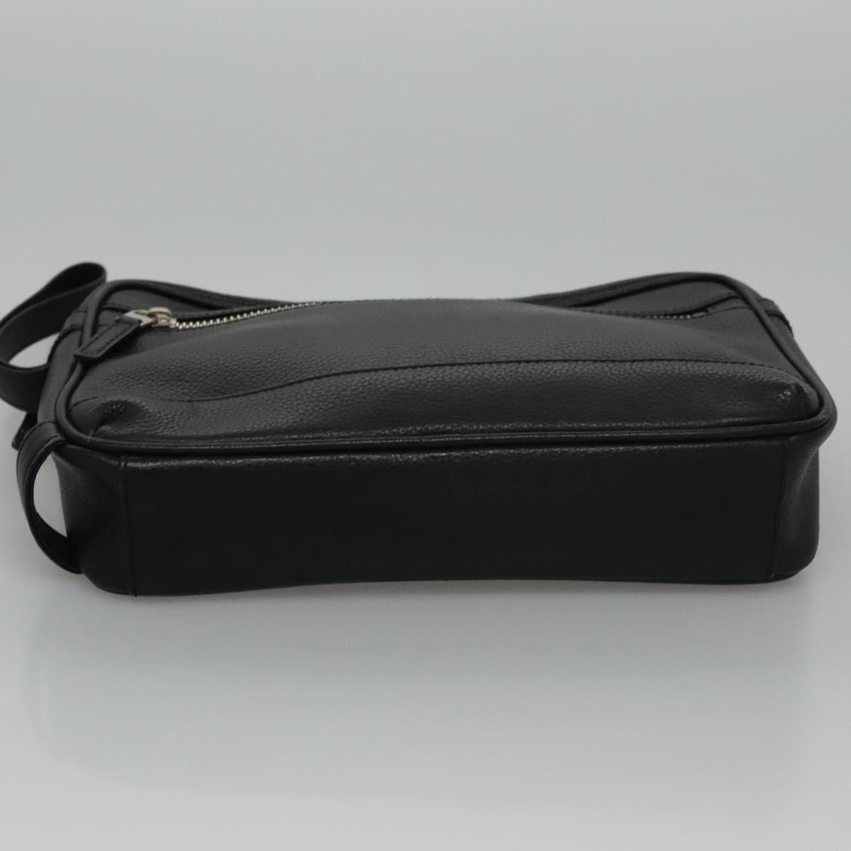 Burberry Black Leather Clutch Bag (Pre-Owned) Size ONE SIZE - 17 Thumbnail