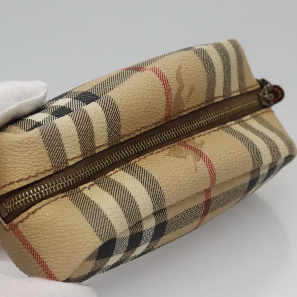 Burberry Nova Check Beige Canvas Clutch Bag (Pre-Owned) Size ONE SIZE - 13 Thumbnail