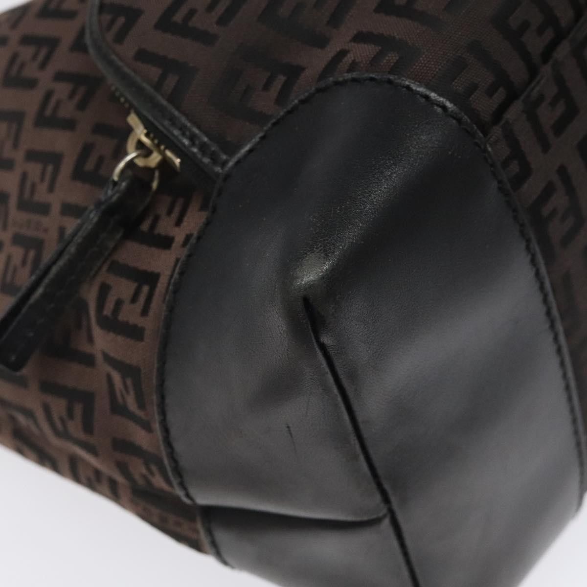 Fendi Black Canvas Shoulder Bag (Pre-Owned) Size ONE SIZE - 6 Thumbnail