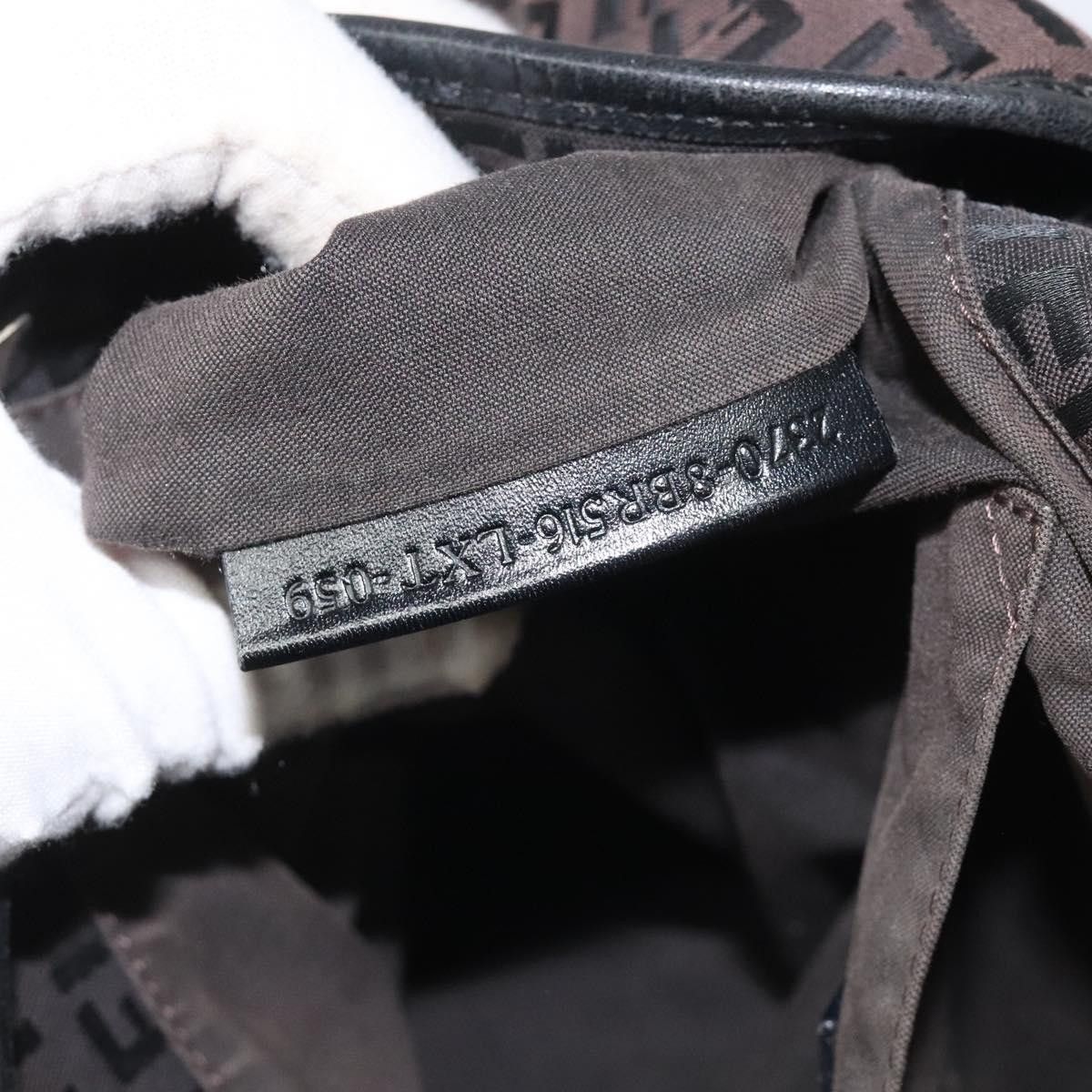 Fendi Black Canvas Shoulder Bag (Pre-Owned) Size ONE SIZE - 13 Thumbnail