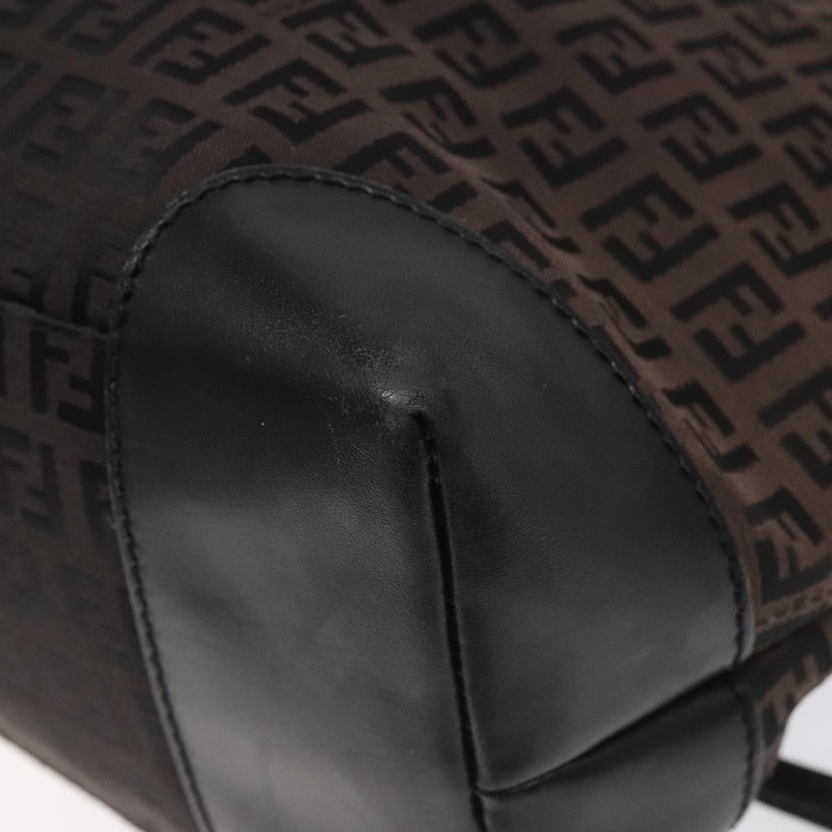 Fendi Black Canvas Shoulder Bag (Pre-Owned) Size ONE SIZE - 7 Thumbnail