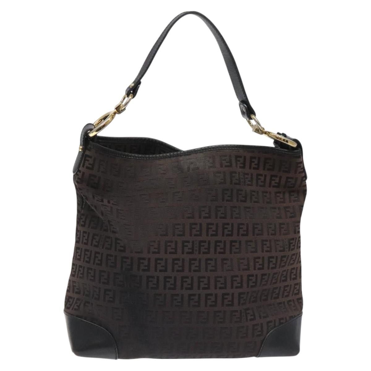 Fendi Black Canvas Shoulder Bag (Pre-Owned) Size ONE SIZE - 2 Thumbnail