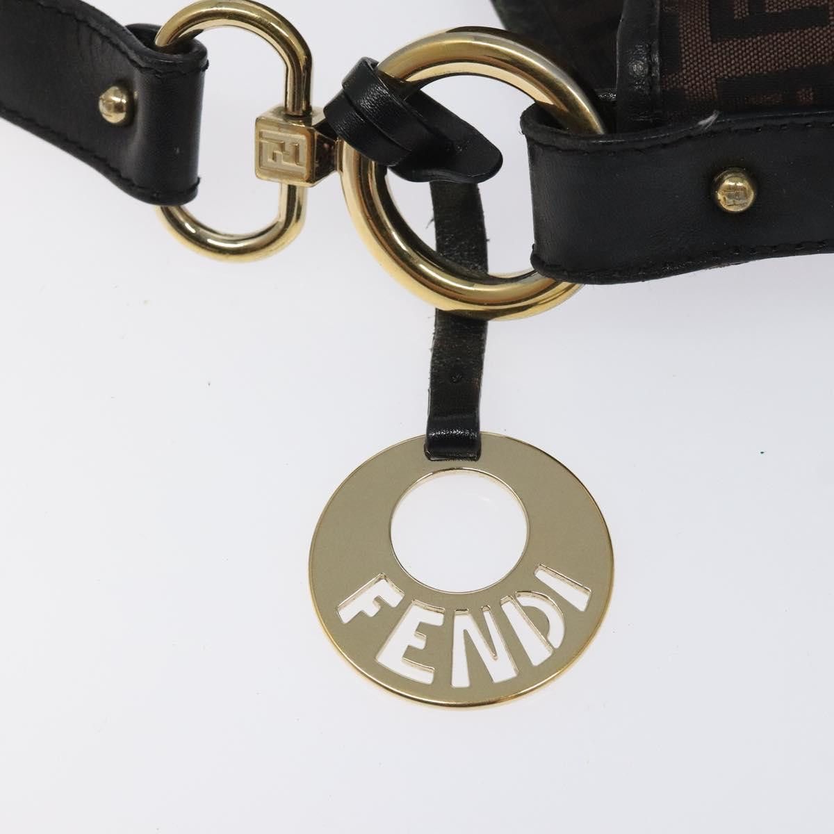 Fendi Black Canvas Shoulder Bag (Pre-Owned) Size ONE SIZE - 10 Thumbnail