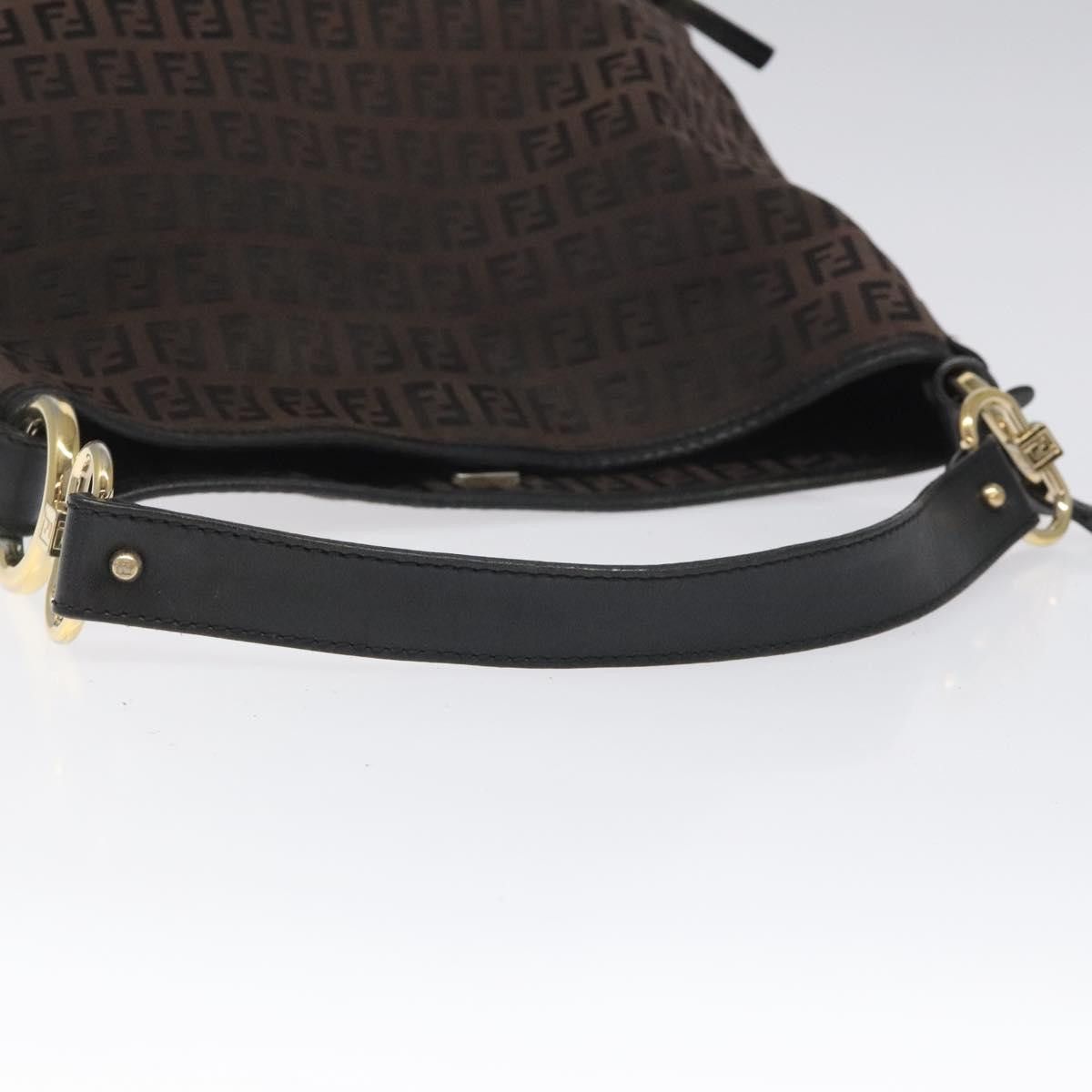 Fendi Black Canvas Shoulder Bag (Pre-Owned) Size ONE SIZE - 17 Thumbnail