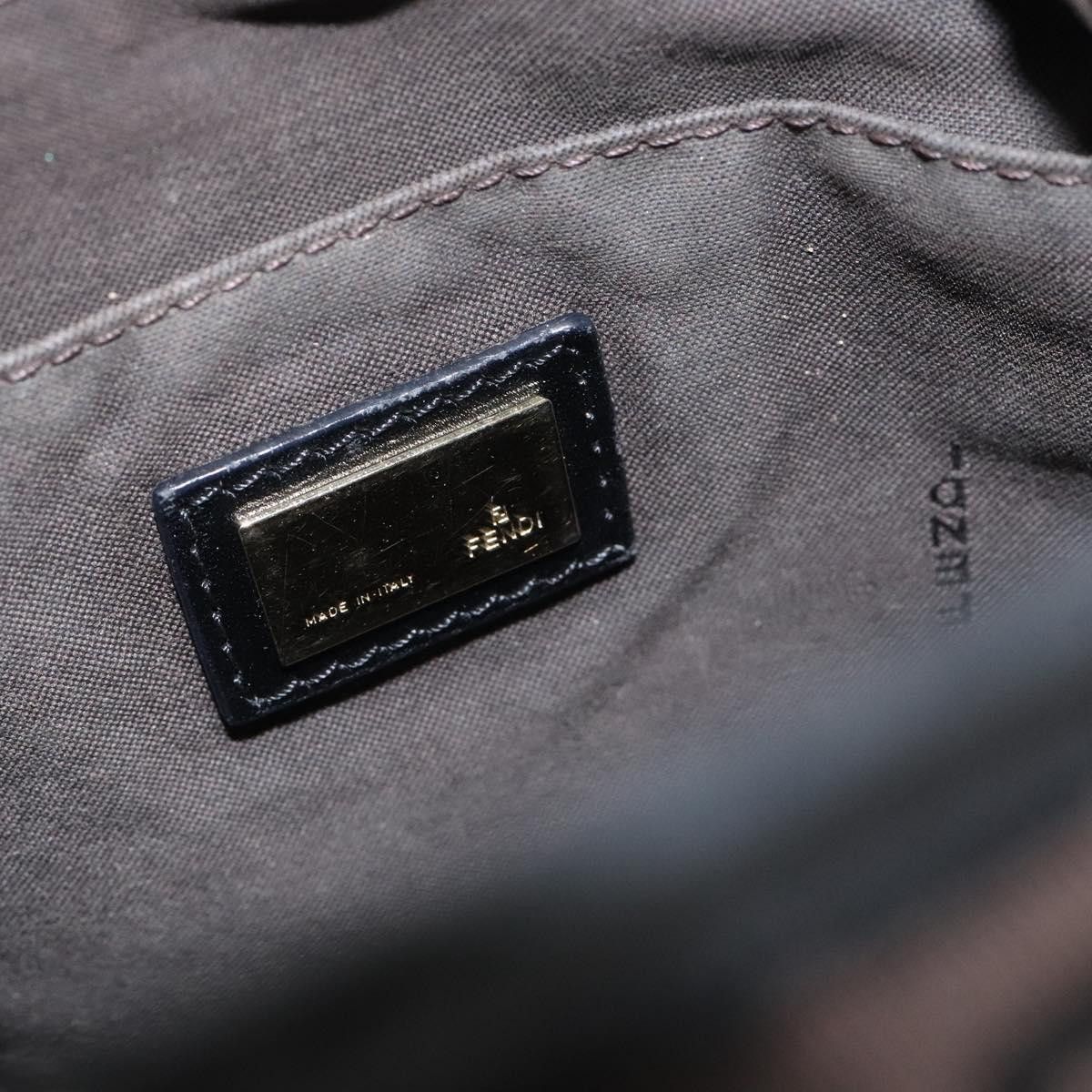 Fendi Black Canvas Shoulder Bag (Pre-Owned) Size ONE SIZE - 14 Thumbnail