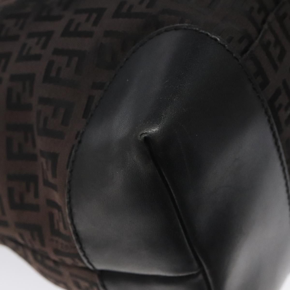 Fendi Black Canvas Shoulder Bag (Pre-Owned) Size ONE SIZE - 8 Thumbnail