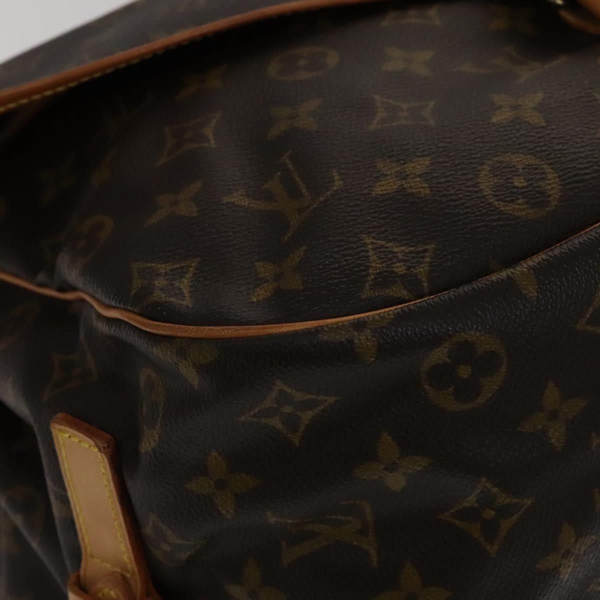 Louis Vuitton Saumur 35 Brown Canvas Shoulder Bag (Pre-Owned) Size ONE SIZE - 9 Thumbnail