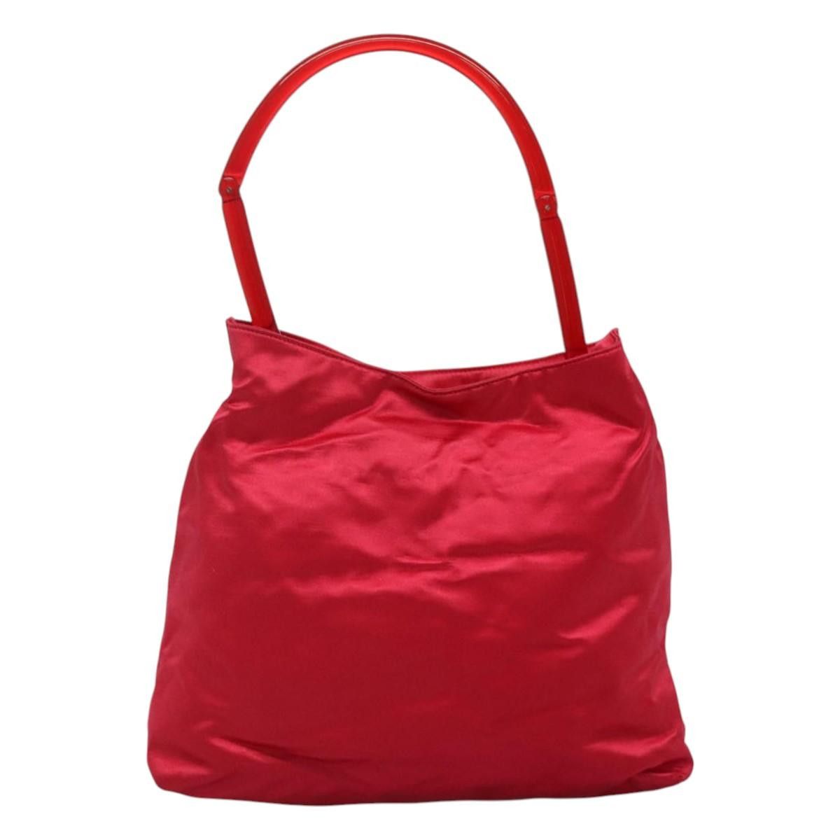 Prada Tessuto Pink Synthetic Shoulder Bag (Pre-Owned) Size ONE SIZE - 2 Thumbnail