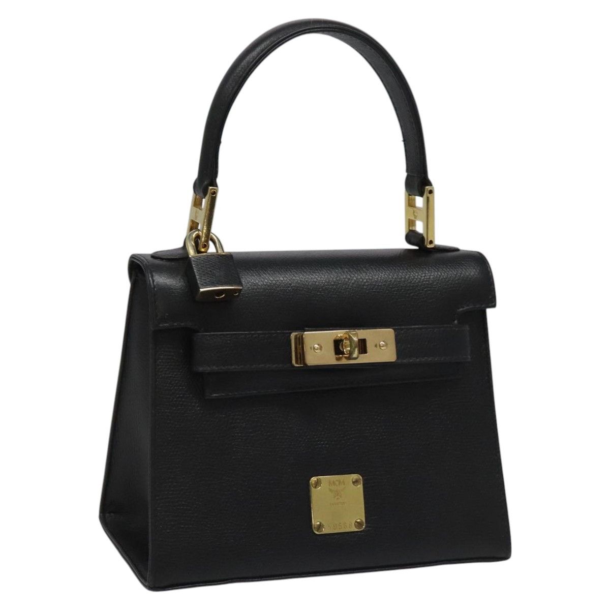 MCM Black Leather Handbag (Pre-Owned) Size ONE SIZE - 17 Thumbnail