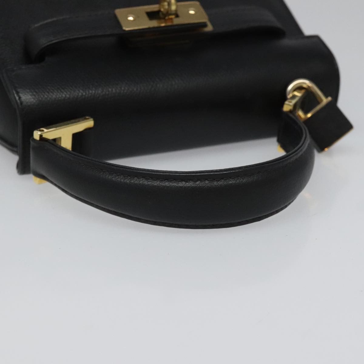 MCM Black Leather Handbag (Pre-Owned) Size ONE SIZE - 5 Thumbnail