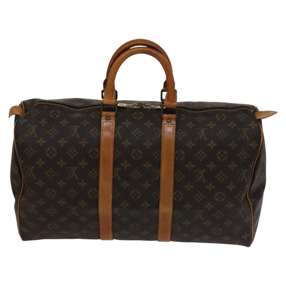 Louis Vuitton Keepall 45 Brown Canvas Travel Bag (Pre-Owned) Size ONE SIZE - 2 Thumbnail