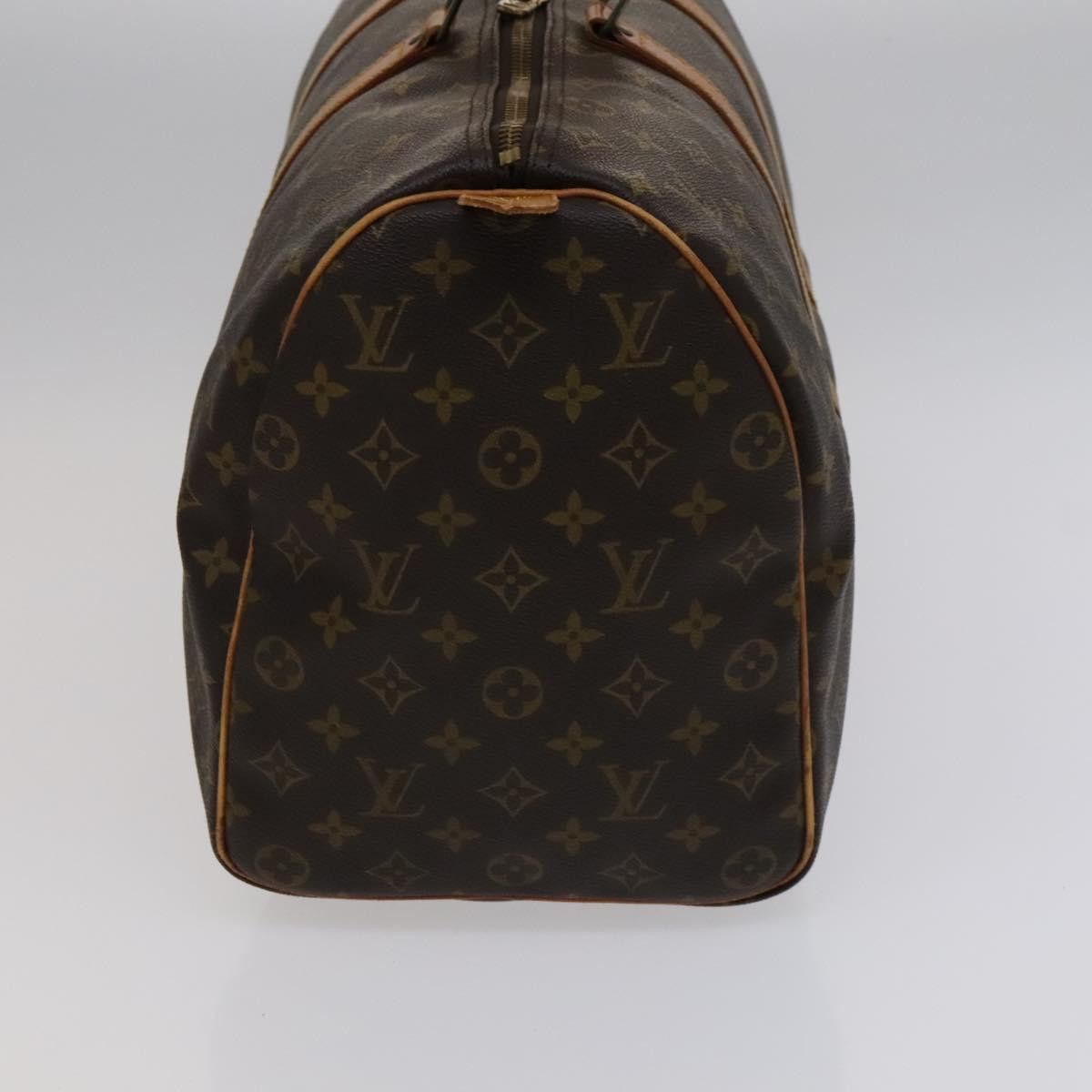 Louis Vuitton Keepall 45 Brown Canvas Travel Bag (Pre-Owned) Size ONE SIZE - 4 Thumbnail