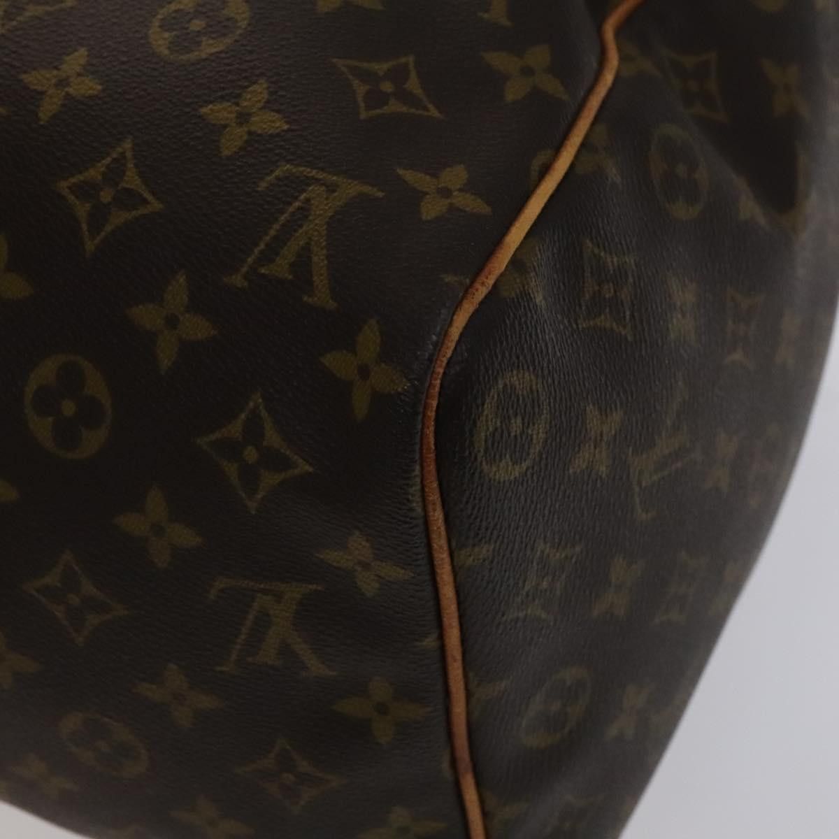 Louis Vuitton Keepall 45 Brown Canvas Travel Bag (Pre-Owned) Size ONE SIZE - 11 Thumbnail