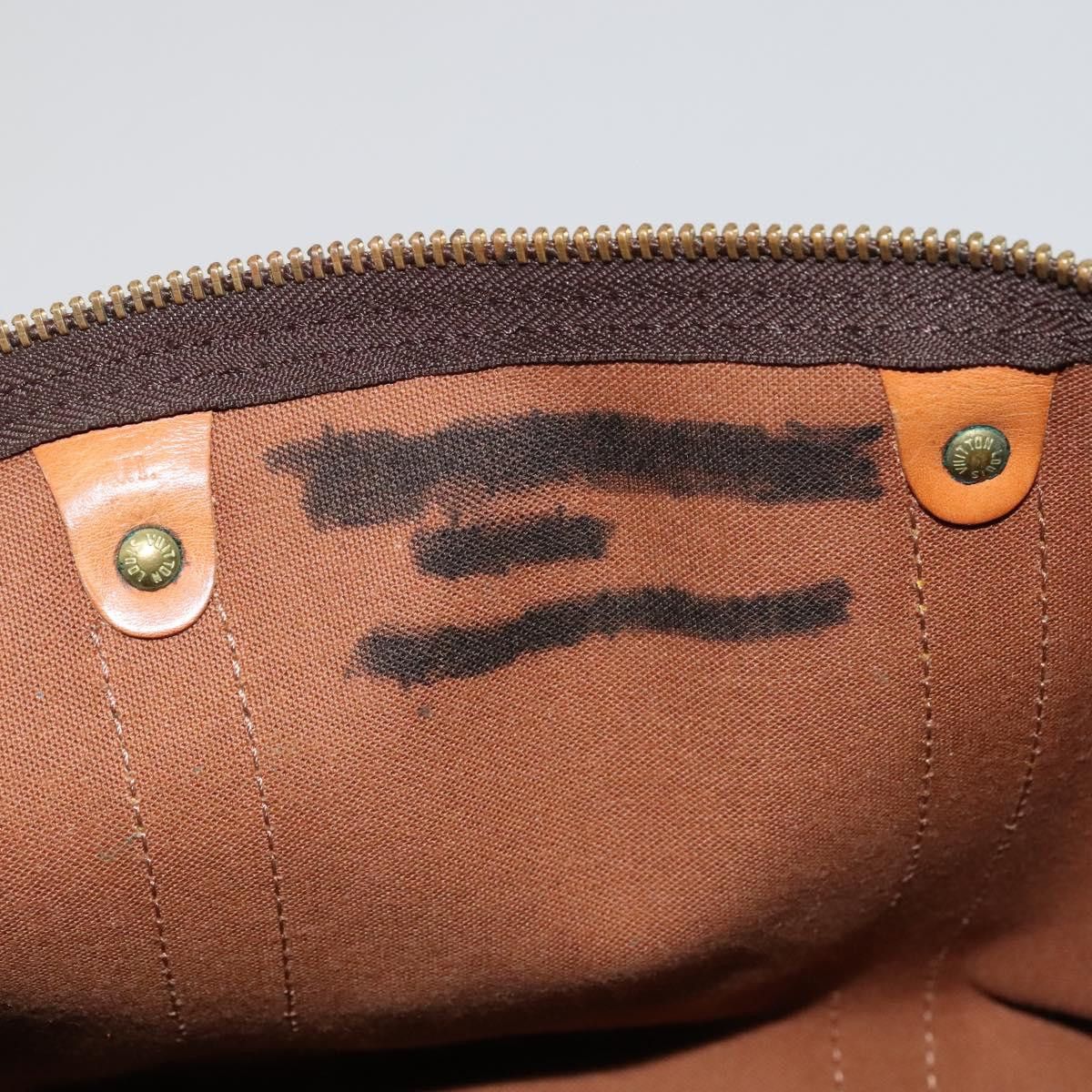 Louis Vuitton Keepall 45 Brown Canvas Travel Bag (Pre-Owned) Size ONE SIZE - 15 Thumbnail